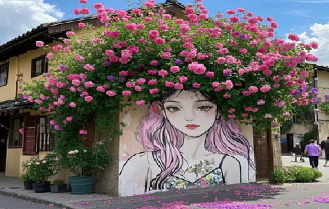 利川怎么设计网红打卡墙绘