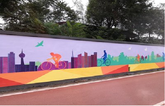 利川墙体彩绘-围墙