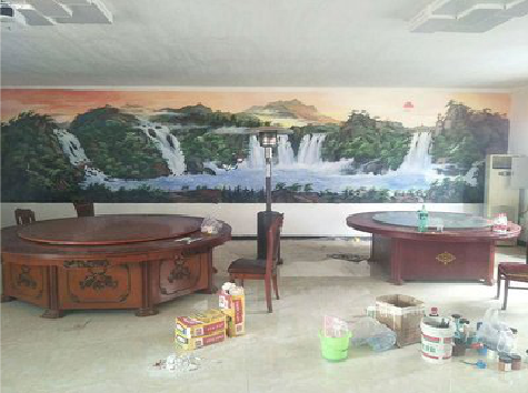 利川墙绘-写实风景