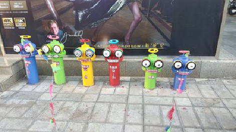 利川商业区彩绘