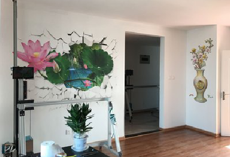 利川墙体彩绘相比墙纸的优势。